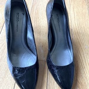 BCB Generation black snake skin pumps.